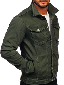 Bolf Herren Jeansjacke Khaki  200