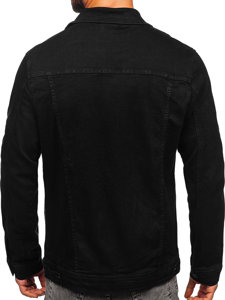 Bolf Herren Jeansjacke Schwarz  G131