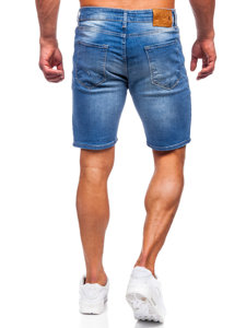 Bolf Herren Jeansshorts Dunkelblau  0458