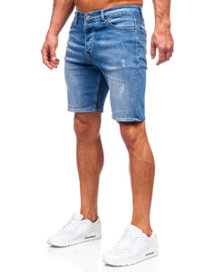 Bolf Herren Jeansshorts Dunkelblau  0466