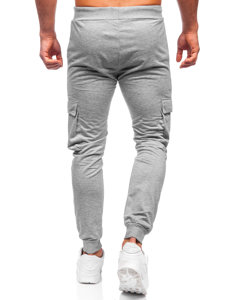 Bolf Herren Jogger Pants Cargohose Grau  HW2357