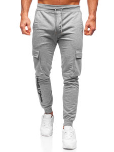 Bolf Herren Jogger Pants Cargohose Grau  HW2357