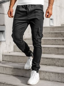 Bolf Herren Jogger Pants Cargohose Schwarz  0858