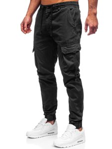 Bolf Herren Jogger Pants Cargohose Schwarz 8956