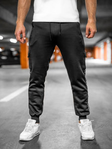 Bolf Herren Jogger Pants Cargohose Schwarz  HR209