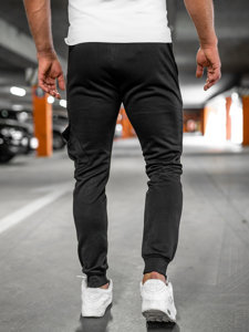 Bolf Herren Jogger Pants Cargohose Schwarz  HW2173