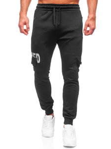 Bolf Herren Jogger Pants Cargohose Schwarz  HW2176