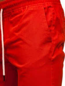 Bolf Herren Jogger Pants Dunkelorange  1145