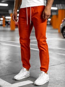 Bolf Herren Jogger Pants Dunkelorange  1145