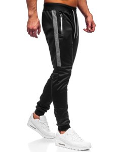 Bolf Herren Jogger Pants Schwarz-Schwarzgrau  K50003