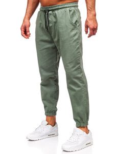 Bolf Herren Joggers Cargohose Grün  001