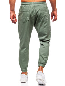 Bolf Herren Joggers Cargohose Grün  001