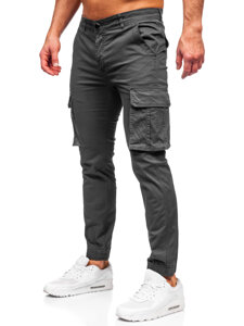 Bolf Herren Joggers Cargohose Schwarzgrau  MP0202GS