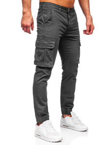 Bolf Herren Joggers Cargohose Schwarzgrau  MP0202GS