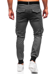 Bolf Herren Joggers Cargohose Schwarzgrau  MP0208GS