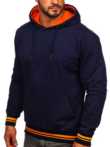 Bolf Herren Kapuzenpullover Dunkelblau  145369