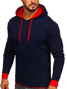 Bolf Herren Kapuzenpullover Dunkelblau 146312