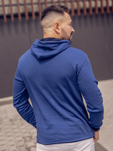 Bolf Herren Kapuzenpullover Indigo  145380