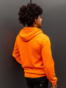 Bolf Herren Kapuzenpullover Orange  2008A