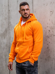 Bolf Herren Kapuzenpullover Orange  2008A