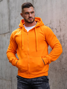 Bolf Herren Kapuzenpullover Orange  2008A