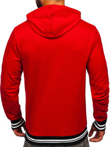 Bolf Herren Kapuzenpullover Rot  145369