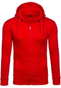 Bolf Herren Kapuzenpullover Rot  2008