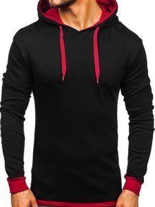 Bolf Herren Kapuzenpullover Schwarz  145380