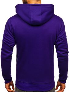 Bolf Herren Kapuzenpullover Violett  2008