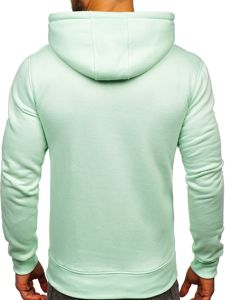 Bolf Herren Kapuzenpullover mit Kängurutasche Mintgrün  2009