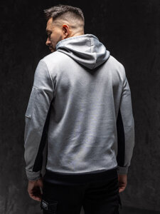 Bolf Herren Kapuzenpullover mit Motiv Dunkelblau  HY972A1