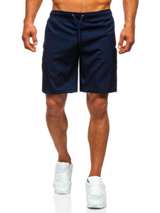 Bolf Herren Kurze Badehose Badeshorts Dunkelblau  HH037A