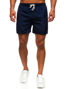 Bolf Herren Kurze Badehose Badeshorts Dunkelblau  XL019