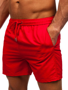 Bolf Herren Kurze Hose Badeshorts Rot  XL018