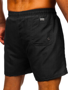 Bolf Herren Kurze Hose Badeshorts Schwarz  XL020