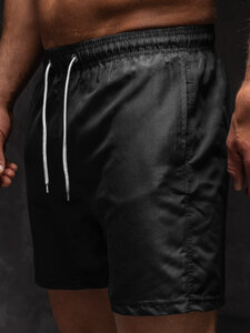 Bolf Herren Kurze Hose Badeshorts Schwarz  XL020A1