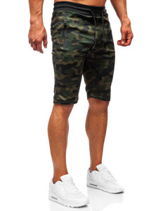 Bolf Herren Kurze Hose Camo Shorts Khaki  HL9217