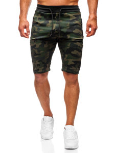 Bolf Herren Kurze Hose Camo Shorts Khaki  HL9217