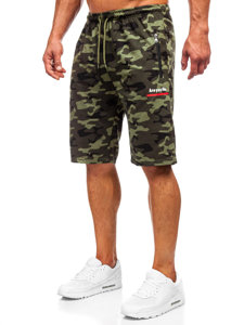 Bolf Herren Kurze Hose Camo Shorts Khaki  HW2638