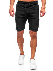 Bolf Herren Kurze Hose Cargo Shorts Schwarz DC469