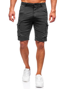 Bolf Herren Kurze Hose Cargo Shorts Schwarz  XX160086