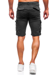 Bolf Herren Kurze Hose Cargo Shorts Schwarz  XX160086