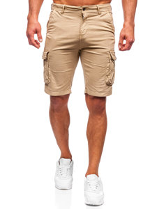 Bolf Herren Kurze Hose Cargohose Shorts Beige  XX160086