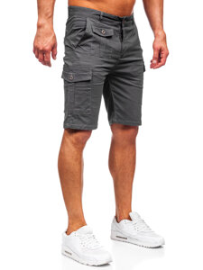 Bolf Herren Kurze Hose Cargohose Sportshorts Schwarzgrau MP0188GS