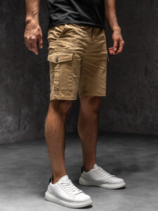 Bolf Herren Kurze Hose Cargoshorts Camel  MP0188KA1