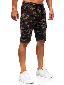 Bolf Herren Kurze Hose Cargoshorts Camo Khaki  A-297