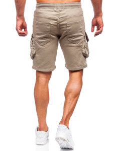 Bolf Herren Kurze Hose Cargoshorts Hellbeige  384K