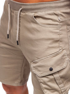 Bolf Herren Kurze Hose Cargoshorts Hellbeige  384K