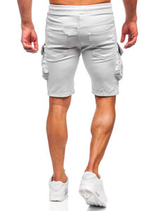 Bolf Herren Kurze Hose Cargoshorts Hellgrau  384K