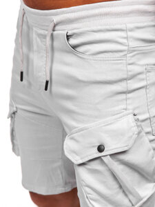 Bolf Herren Kurze Hose Cargoshorts Hellgrau  384K